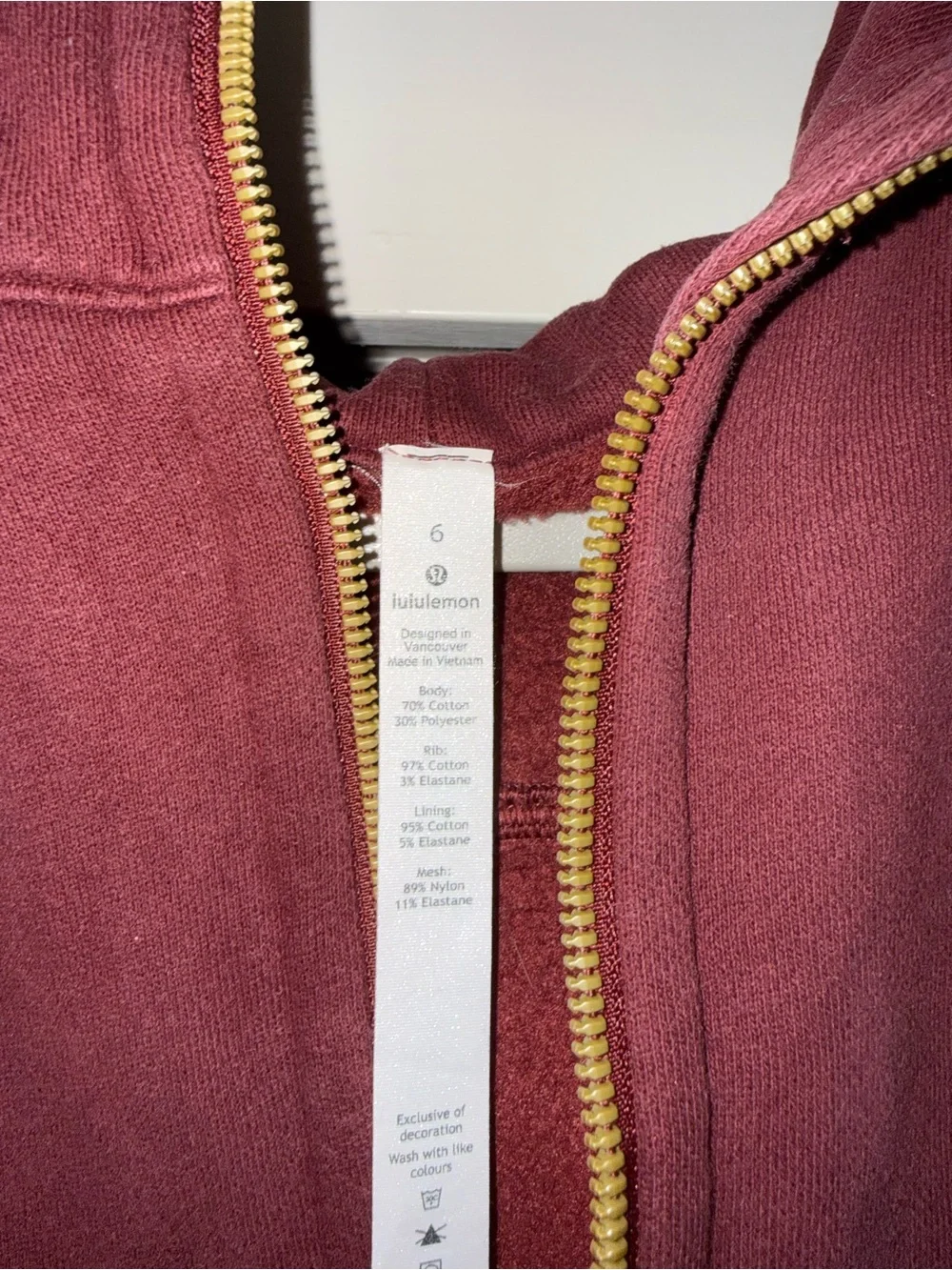 Lululemon Scuba Full Zip